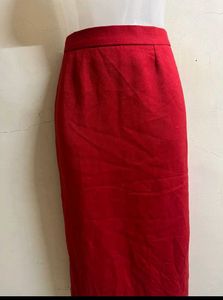 Red Formal Skirt