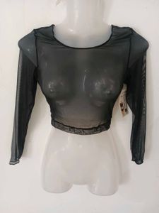 SEXY MESH FIT CROP TOP