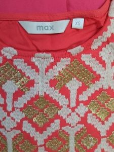 &#39;Max&#39; Pink Kurti With Both Side Pockets