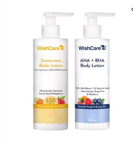 Wishcare Detan Combo - Sunscreen SPF 50 & 10% AHA