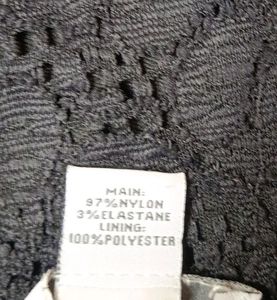 Cotton On. Black flower Lacy Dress