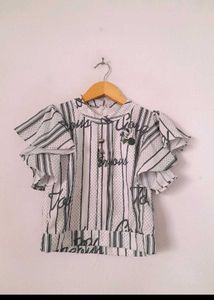 Top With Pant Set Girls