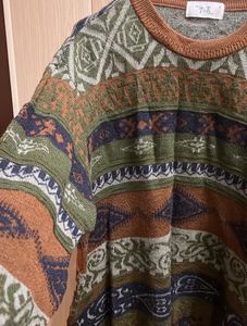 Vintage Japenese Patterned Sweater