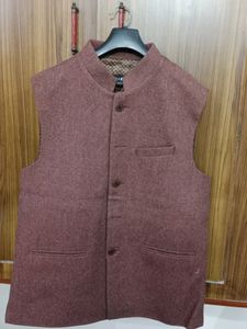 Men Half Jacket Woollen