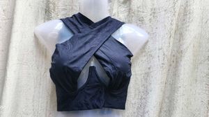 40108. Crisscross Halter Top