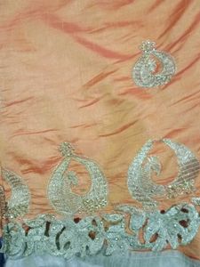 Elegant Embroidered Saree
