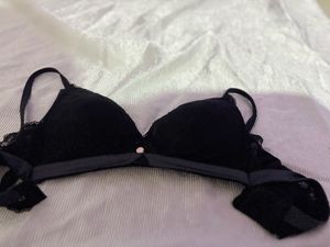 Black Lace Bra