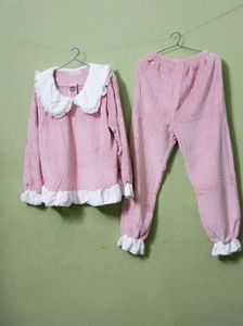 New/Unused Korean Fluffy Woolen Cord Set