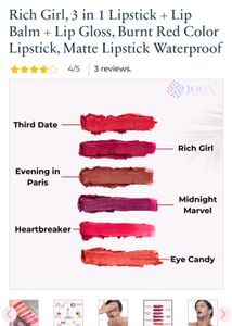 Joon Beauty Lipstick 💄New - Rich Girl