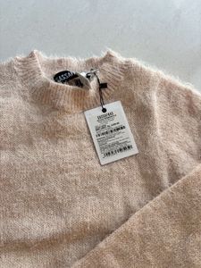 Furry Beige Sweater - Sassafras