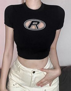 Lulu & Sky Myntra Typography Printed Crop Top