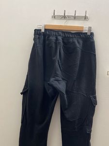 Black Cargo Style Pants