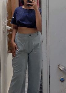 Unisex High Waist Trousers