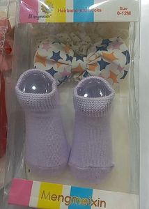 Hair Band And Socks/shoes Set