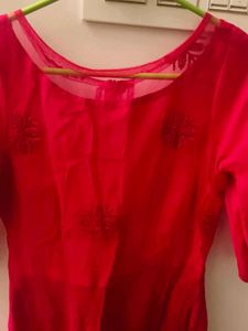 Elegant Red Kurta