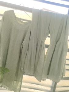 Mint Green Plazzo Kameez