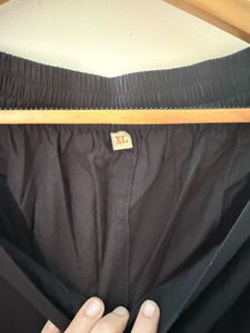 Elegant Black cotton ethnic pants