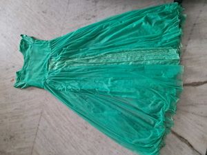 Elegant Green Party Dress