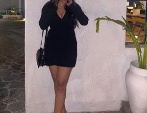 Zara Black Mini Dress 🖤💕
