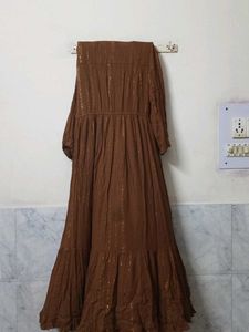 Boho Brown Maxi Dress
