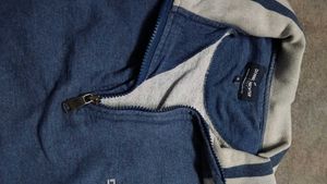 Blue Pullover Sweater Hoodie