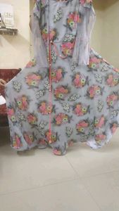 Floral Print Dress with Tie Waist