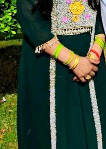 Embroidered Indowestern Dress