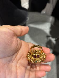 Ruby Flower Ring