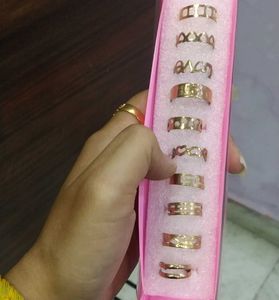 Adjustable 10 Piece Ring Set