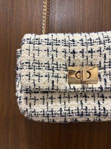 Textured Weave Crossbody Bag