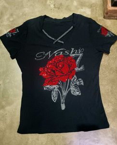 Nashio Rhinestone Tee