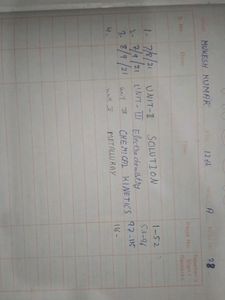 12th Chemistry Notes Of Four Chapters