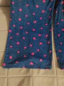 Heart Print Pajama Pants