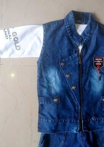 3 Piece Denim Dress For Boys