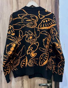 Stitch Graphic Print Sweater