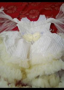 Ruffled Tulle Party Dress