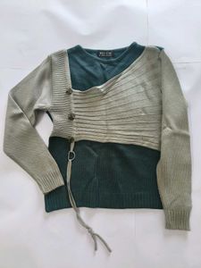 Stylish &amp; Smart Grey Sweater For Parties