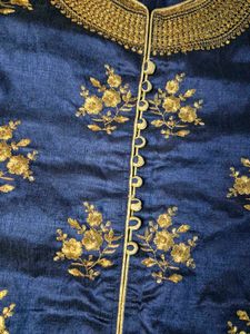 Elegant Blue Embroidered Salwar Suit