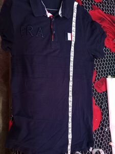 ZARA MAN Navy Blue Men&#39;s Tshirt