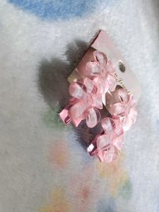 Pink Flower Earrings