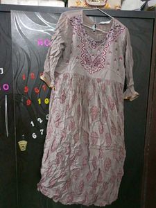 Boho Embroidered Dress