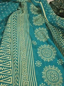 Synthetic Chiffon  Saree With Blouse