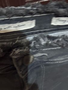 Gray Distressed Jeans
