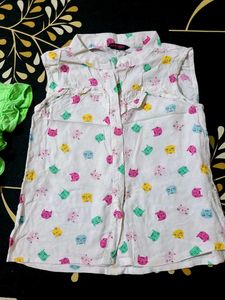 Combo Of 2 Stylish Tops For 3-4 Yrs Girl