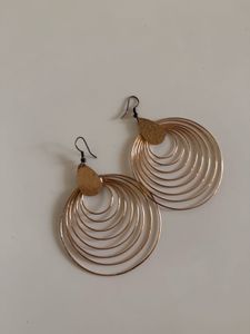 Gold Tone Hoop Earrings