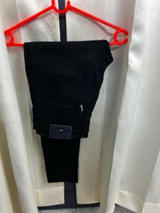 Redish Black Denim Jeans