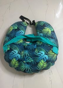 Nursing Pillow with Tropical Leaf Pattern