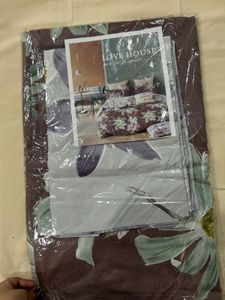 Double Bedsheet With Flower Print