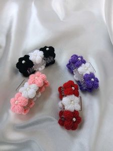Crochet Claw Clips 💗