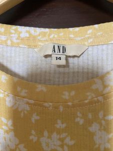 And Women’s Light Yellow Top (xl)